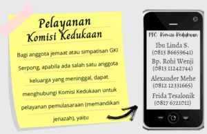 Pelayanan Komisi Kedukaan