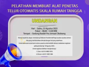 Pelatihan Membuat Alat Penetas Telur Otomatis Skala Rumah Tangga