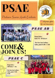 Mari bergabung dengan Paduan Suara Anak Ecclesia - PSAE AB