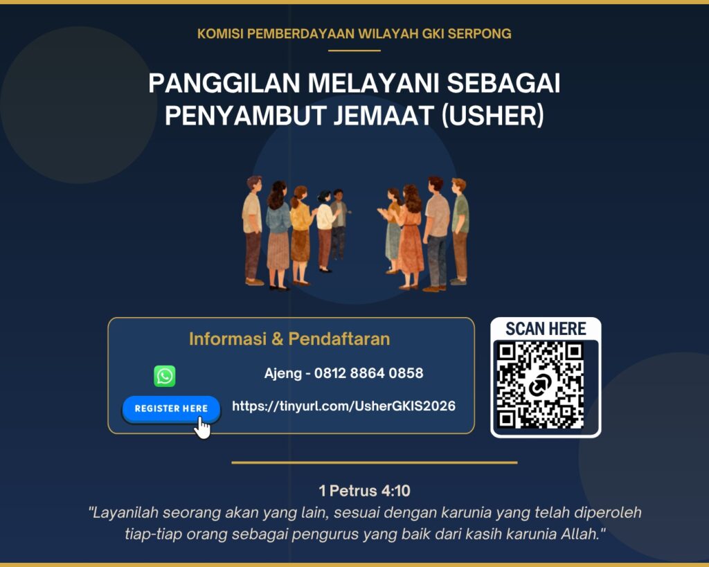 Panggilan Melayani Sebagai Penyambut Jemaat (Usher)