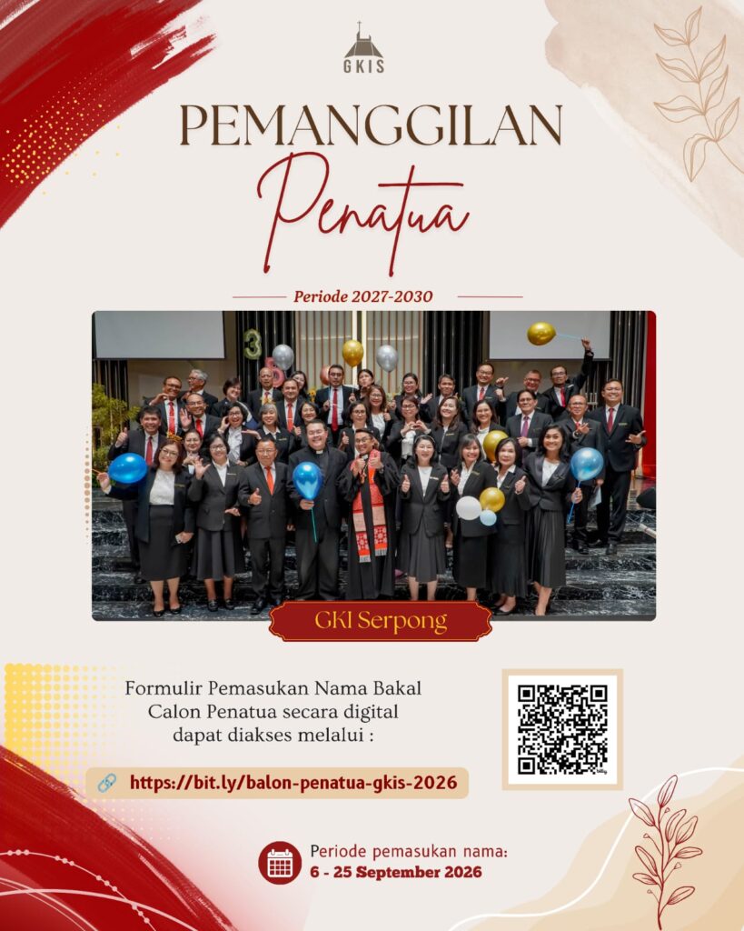 Pemanggilan Penatua Tahun Pelayanan 2027-2030